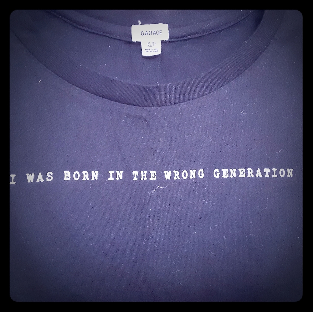 Born in the Wrong Generation Crop Top